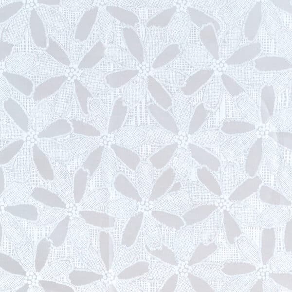 Blossom Eva Shower Curtain White/Frosted - Shower Accessories