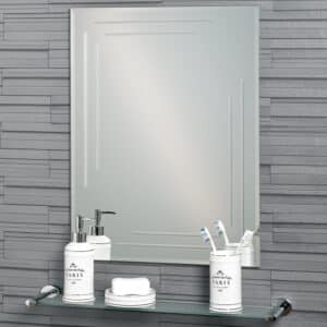 Chelsea Rectangular Mirror 60 x 45cm - Bathroom Mirrors