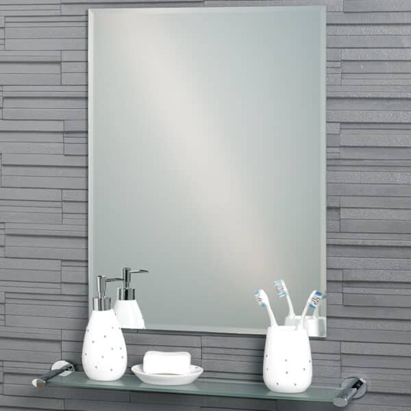 Fairmont Small Rectangular Mirror - Bathroom Mirrors