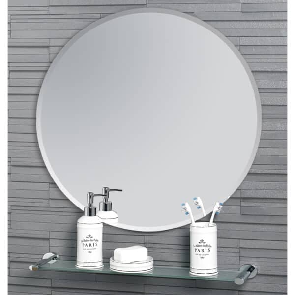 Fitzrovia Round Mirror 60cm dia - Bathroom Mirrors