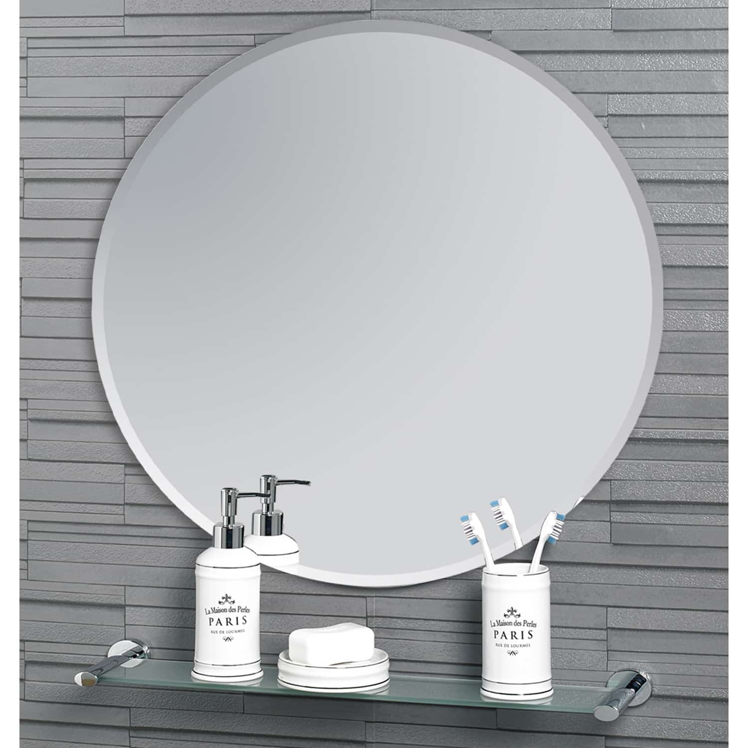 Fitzrovia Round Mirror 45cm | Showerdrape