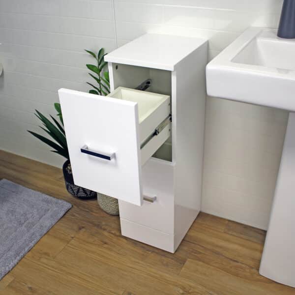 Loreto Slimline Floor Drawer Cabinet - Bathroom Cabinets