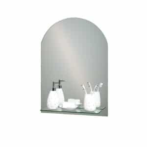 Greenwich Arch Mirror With Vanity Shelf - Bathroom Mirrors