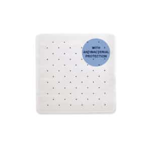 Anti-Bacterial Shower Mat White - Bathroom Safety Supplies