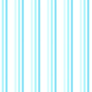 Brighton Rock Blue Polyester Shower Curtain - Shower Accessories