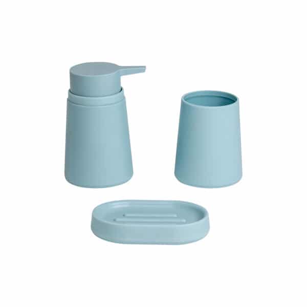 Garda Collection Duck Egg 3 Piece Set - Bathroom Accessory Sets