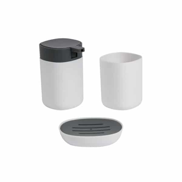 Kuba Collection 3 Piece Set - Bathroom Accessory Sets