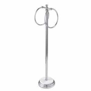 Opera Freestanding Double Towel Ring - Free Standing Towel Rails