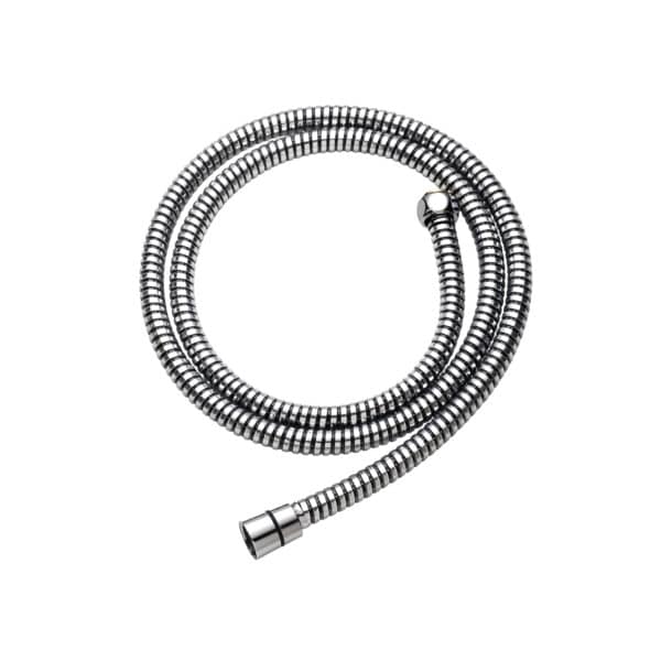 Pvc Hose 1.5m x 11mm Dia. Chrome/Black - Shower Accessories