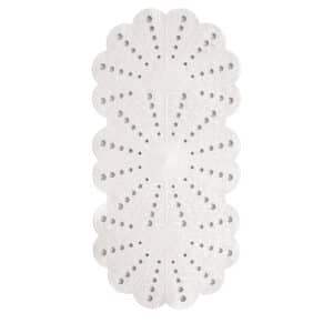 Petal Bath Mat White - Bathroom Safety Supplies