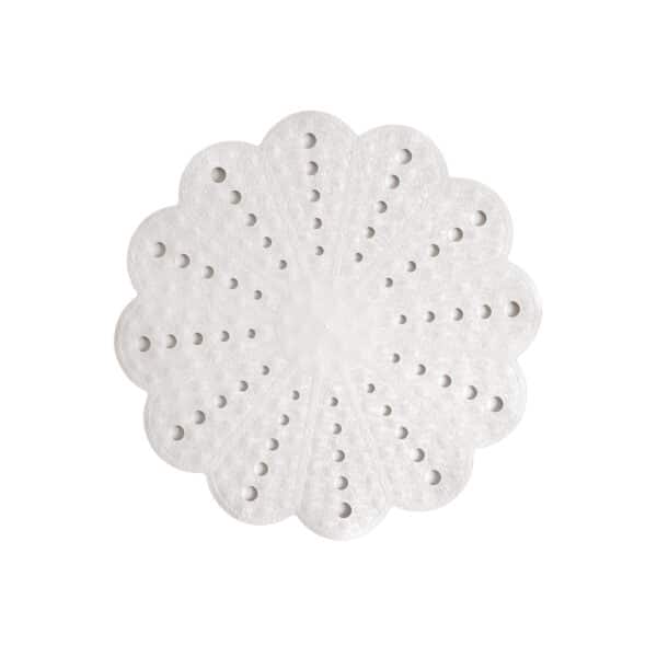 Petal Shower Mat White - Bathroom Safety Supplies