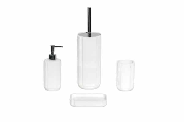 Imperial White Set of 4 - Bathroom Accessory Sets