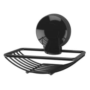 Suctionloc Soap Basket Black - Soap Dishes