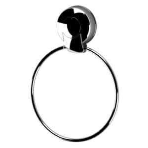 Suctionloc Towel Ring Chrome - Super Suction Bathroom Accessories