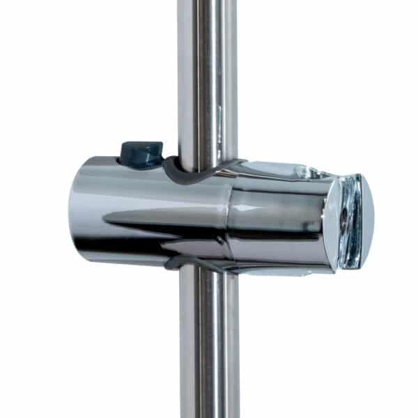 Showerdrape Slider Attachment Chrome for 22mm Riser Rail - Shower Parts