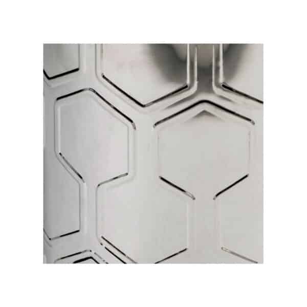 Hex 5 Litre Pedal Bin Mirror Finish Stainless Steel - Bathroom Bins