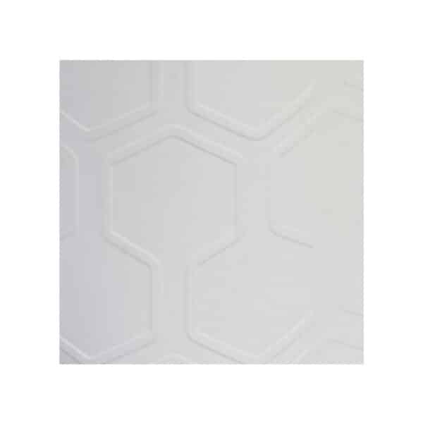 Hex 5 Litre Pedal Bin White - Bathroom Bins