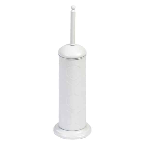 Hex Toilet Brush & Holder White - Sale