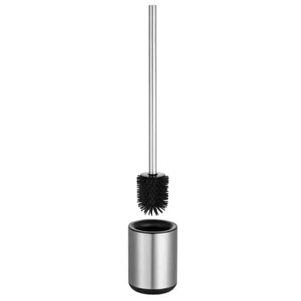 Rondo Toilet Brush and Holder Satin Stainless Steel - Toilet Brushes