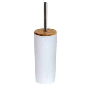 White Bathroom Toilet Brush & Holder Freestanding Resin - Toilet Brushes