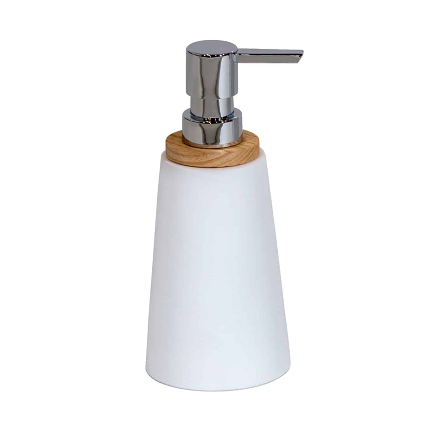 Sonata White Resin Liquid Soap Dispenser