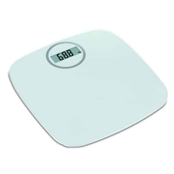 Electronic Bathroom Scale Frosted Platform Toughened Glass 180Kg Max Capacity - Bathroom Scales