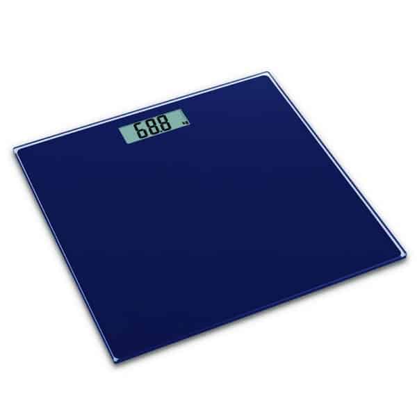 Electronic Bathroom Scale 150Kg Navy Maximum Capacity Easy Read Stones Pounds - Bathroom Scales