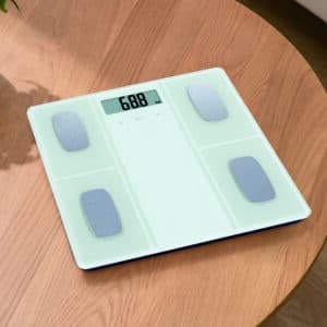 Body Analyser Scale Bathroom Glass LCD Display 150Kg Max Capacity - Bathroom Scales