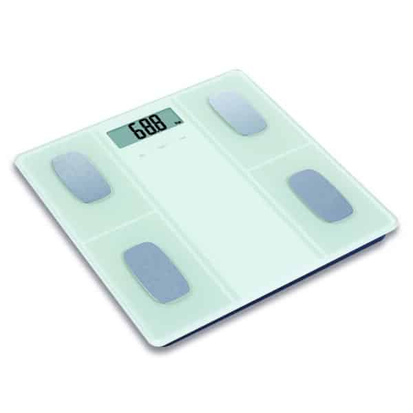 Body Analyser Scale Bathroom Glass LCD Display 150Kg Max Capacity - Bathroom Scales