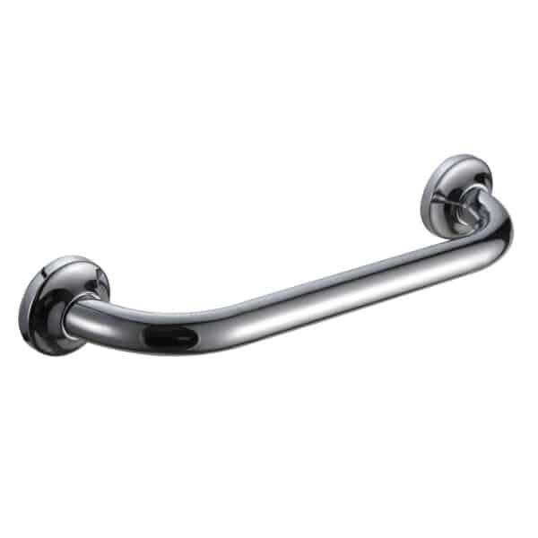 Assurity Chrome Bathroom Grab Bar Support Shower 40cm - Bath Grab Bars