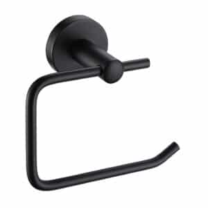 Black Wall Mounted Bathroom Toilet Roll Holder Modernity - Toilet Roll Holders