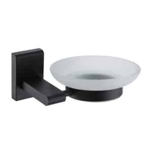 Black Wall Mounted Bathroom Soap Dish Unity - Soap Dishes