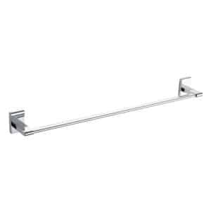 Unity Chrome Wall Mounted Bathroom Towel Rail 50cm Wide - Towel Ring Rails