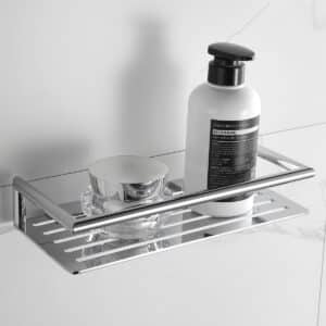 Chrome Wall Mounted Bottle Basket Verso - Bathroom Caddies and Baskets