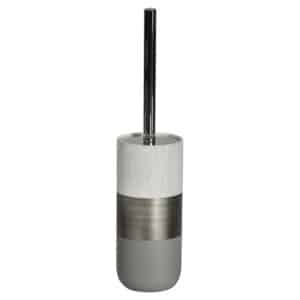 Showerdrape Freestanding Bathroom Toilet Brush & Holder Cleaning Toilet Bowl Grey Luxe - Toilet Brushes