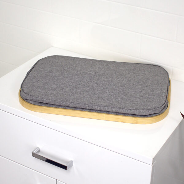 Storage Basket Organiser Bamboo Fabric Cotswold - Bathroom Caddies and Baskets