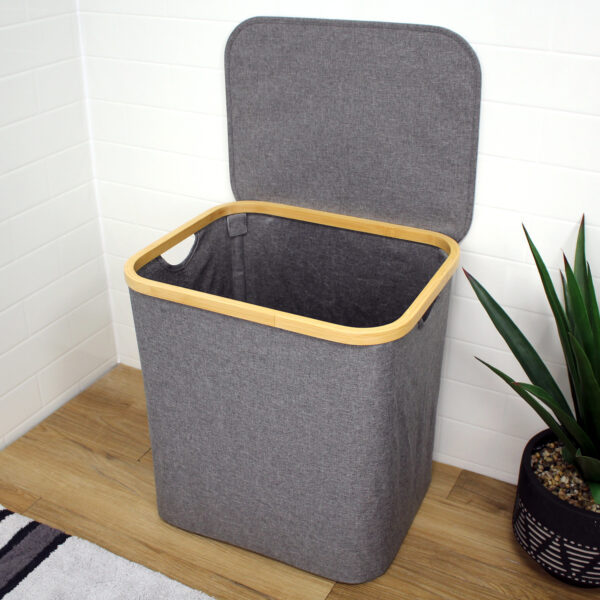 Bathroom Laundry Hamper with Lid Cotswold - Bathroom Caddies and Baskets