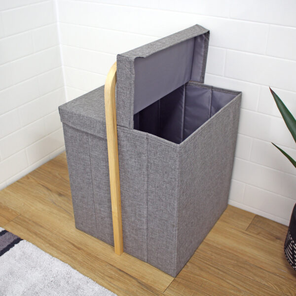 Bathroom Single Laundry Hamper with Lid Cotswold - Sale