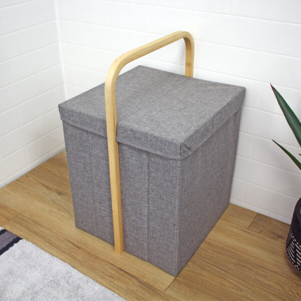 Bathroom Single Laundry Hamper with Lid Cotswold - Sale