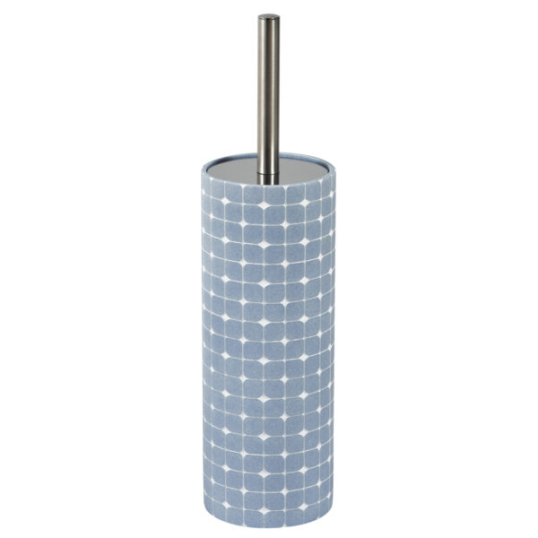 Mosaica Sky Blue Toilet Brush & Holder - Toilet Brushes