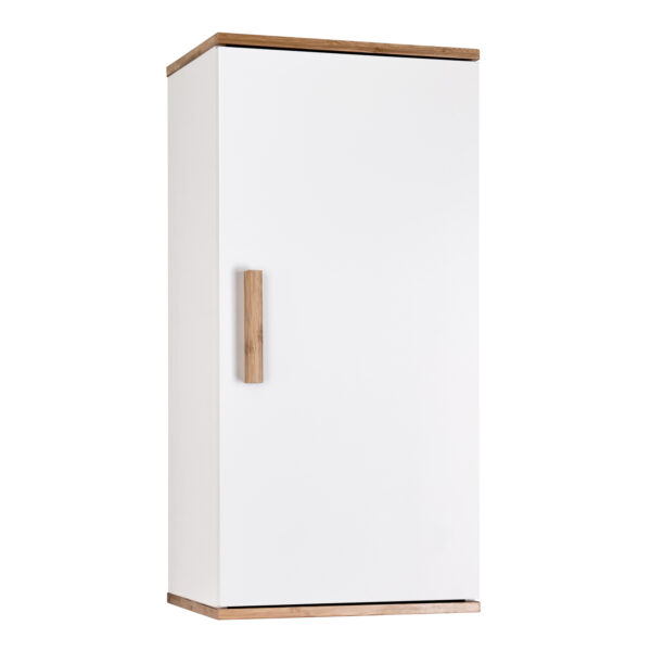 Nola Premium Bathroom Wall Mounted Cabinet – White Bamboo - Bathroom Cabinets