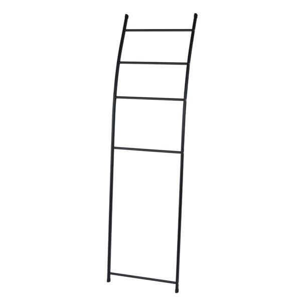 Showerdrape Apex Towel Ladder – Matt Black, 4 Tiers - Free Standing Towel Rails