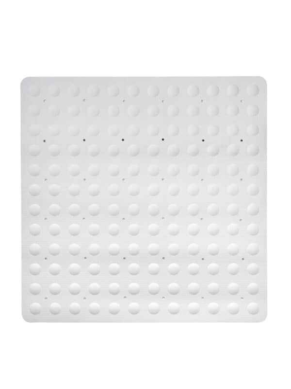 Orbit Square Shower Mat Non-Slip – Anti-Mould Rubber with Strong Suction - Non-Slip Rubber Bath Mats