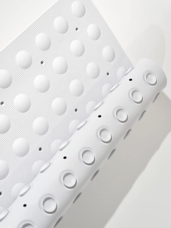 Orbit Square Shower Mat Non-Slip – Anti-Mould Rubber with Strong Suction - Non-Slip Rubber Bath Mats