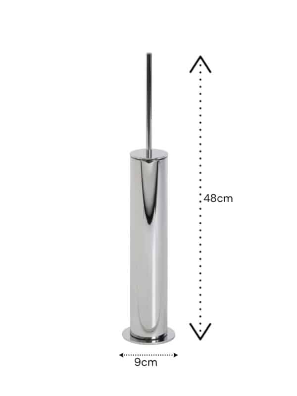 Belgravia Chrome Toilet Brush & Holder - Toilet Brushes