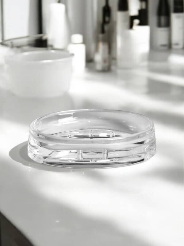 Showerdrape Clarion Clear Acrylic Bathroom Accessory Set - Bathroom Accessory Sets