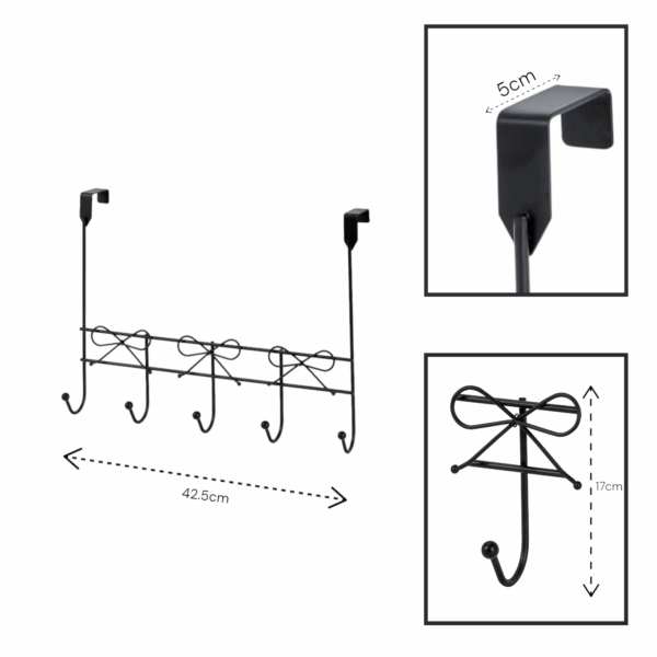 Bows Over Door Storage Hooks - Over Door Hooks / Robe Hooks