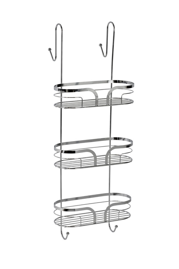 Dante Steel 3 Tier Shower Caddy - Bathroom Caddies and Baskets