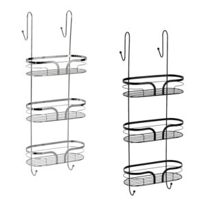Dante Steel 3 Tier Shower Caddy - Bathroom Caddies and Baskets