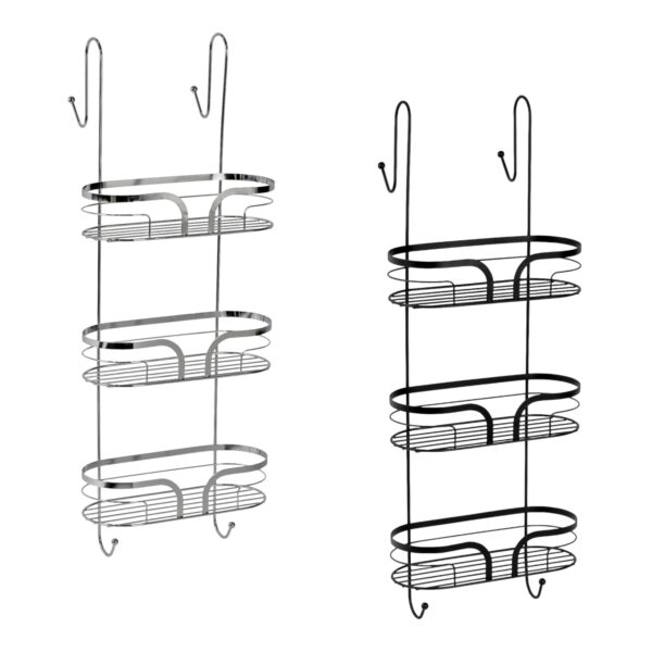 Dante Steel 3 Tier Shower Caddy - Bathroom Caddies and Baskets